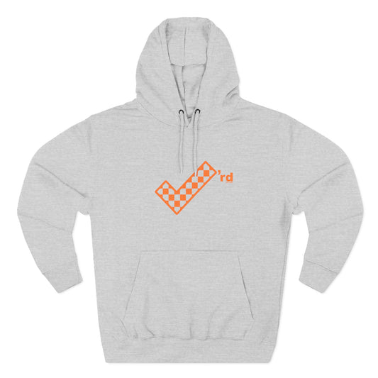 Check'rd for Life- Fleece Hoodie
