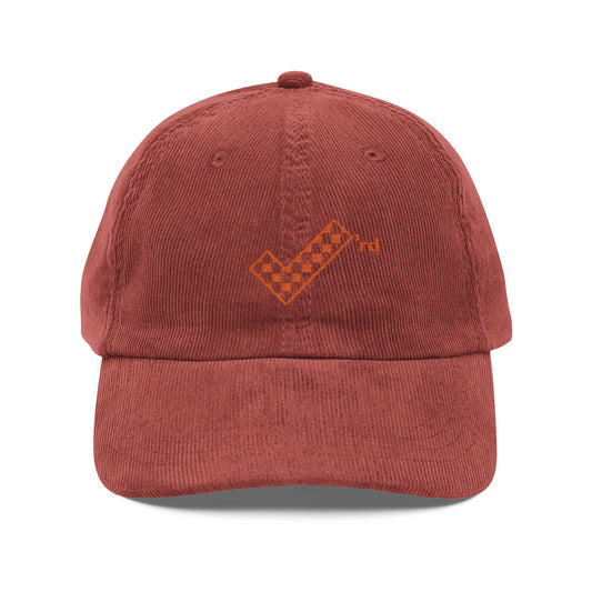 Check'rd for Life - Vintage Corduroy Cap