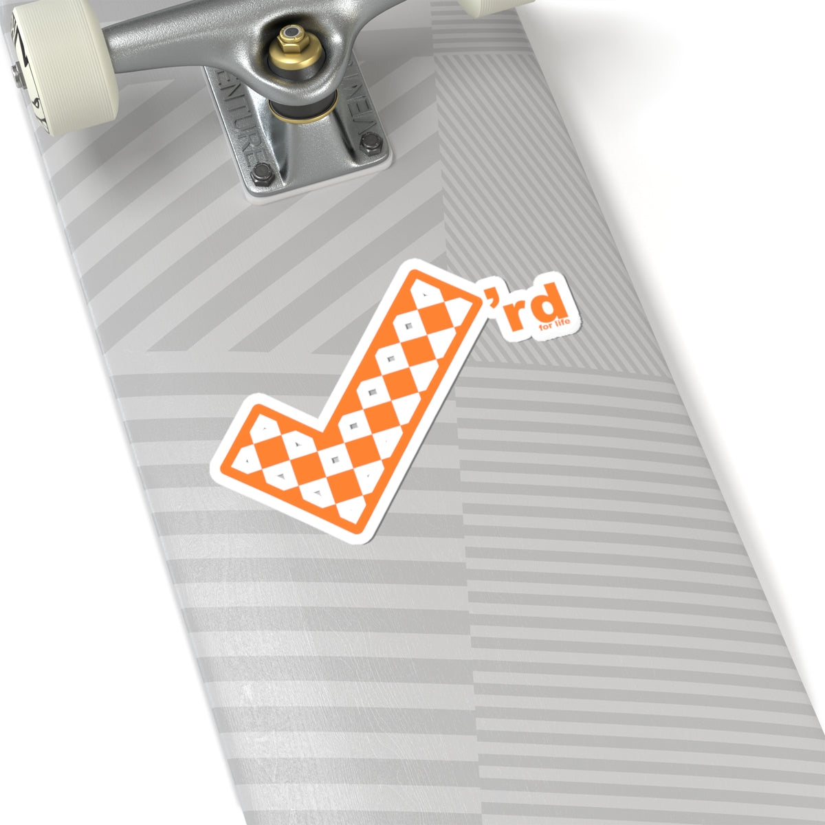 Check'rd for Life Sticker