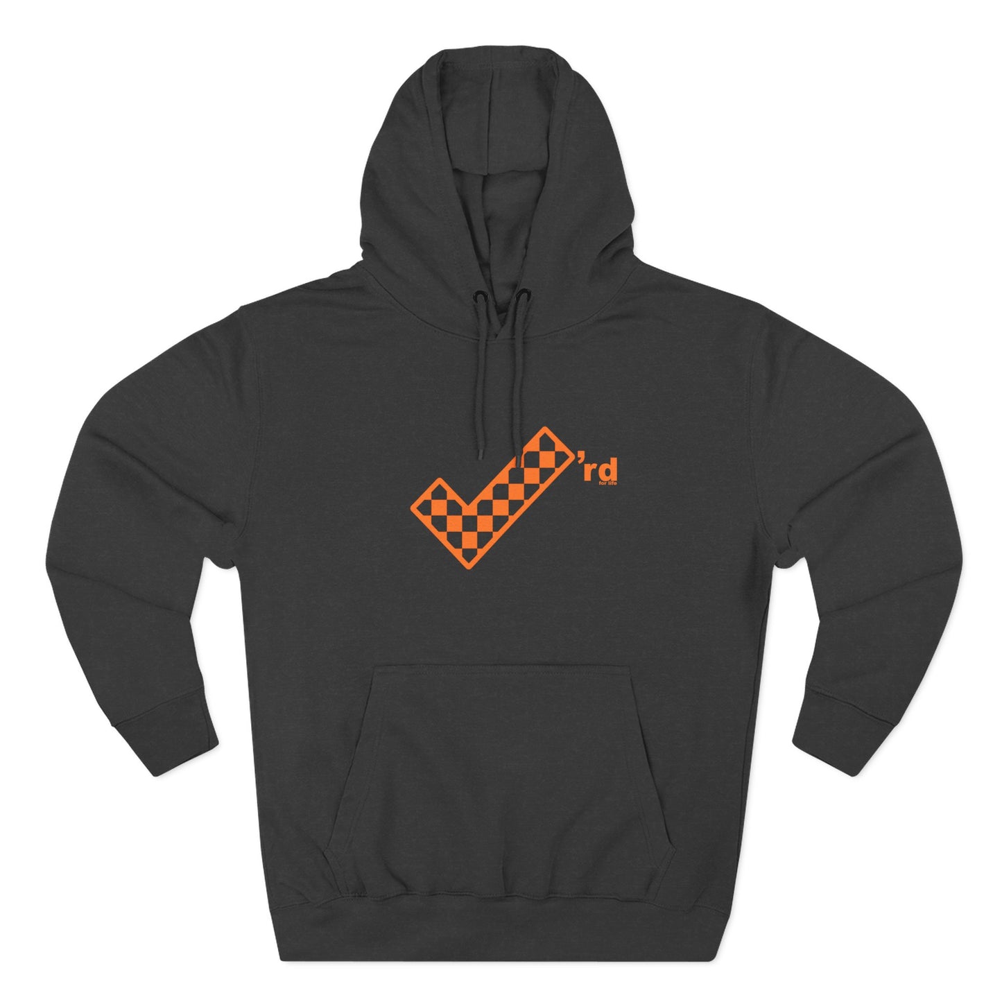 Check'rd for Life- Fleece Hoodie