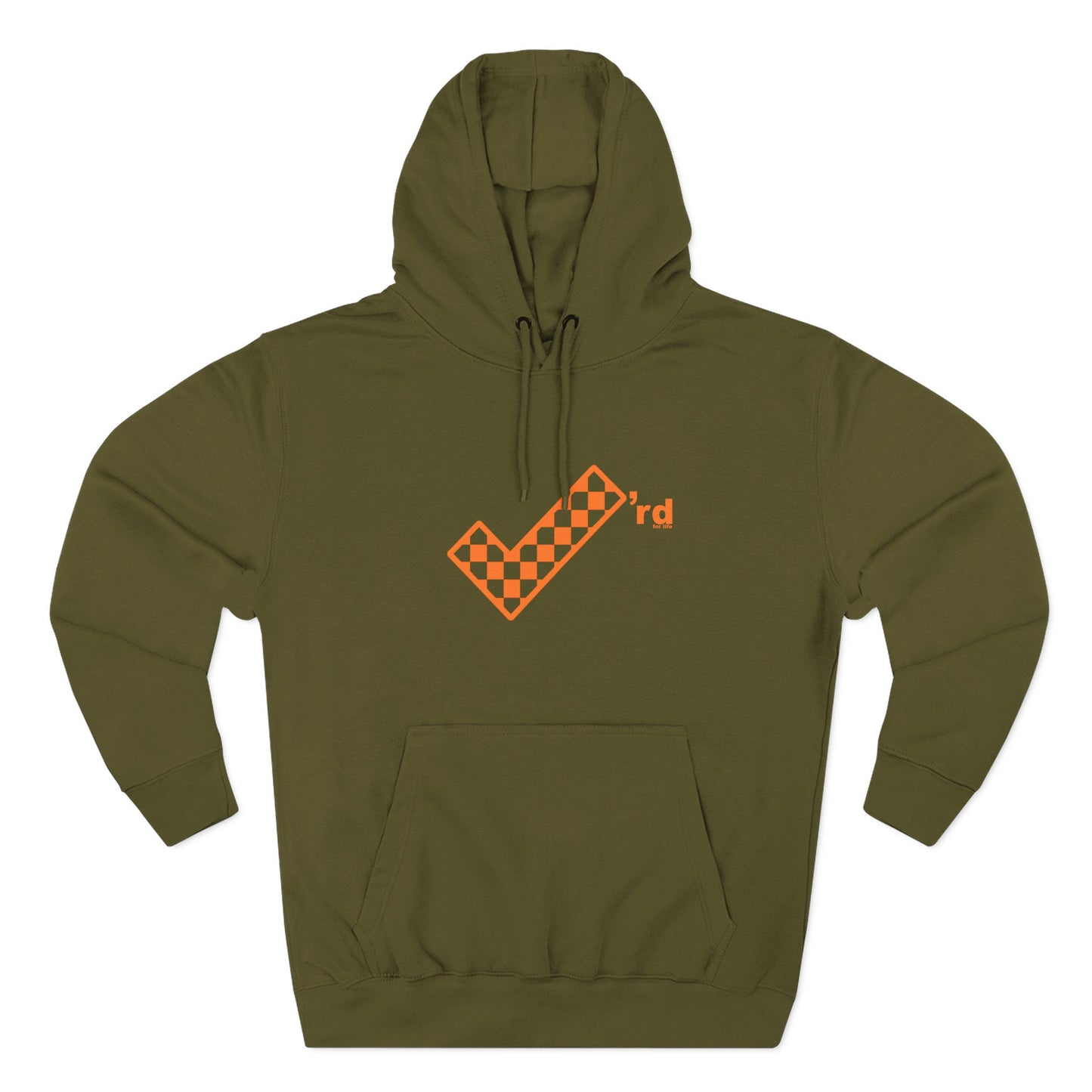 Check'rd for Life- Fleece Hoodie