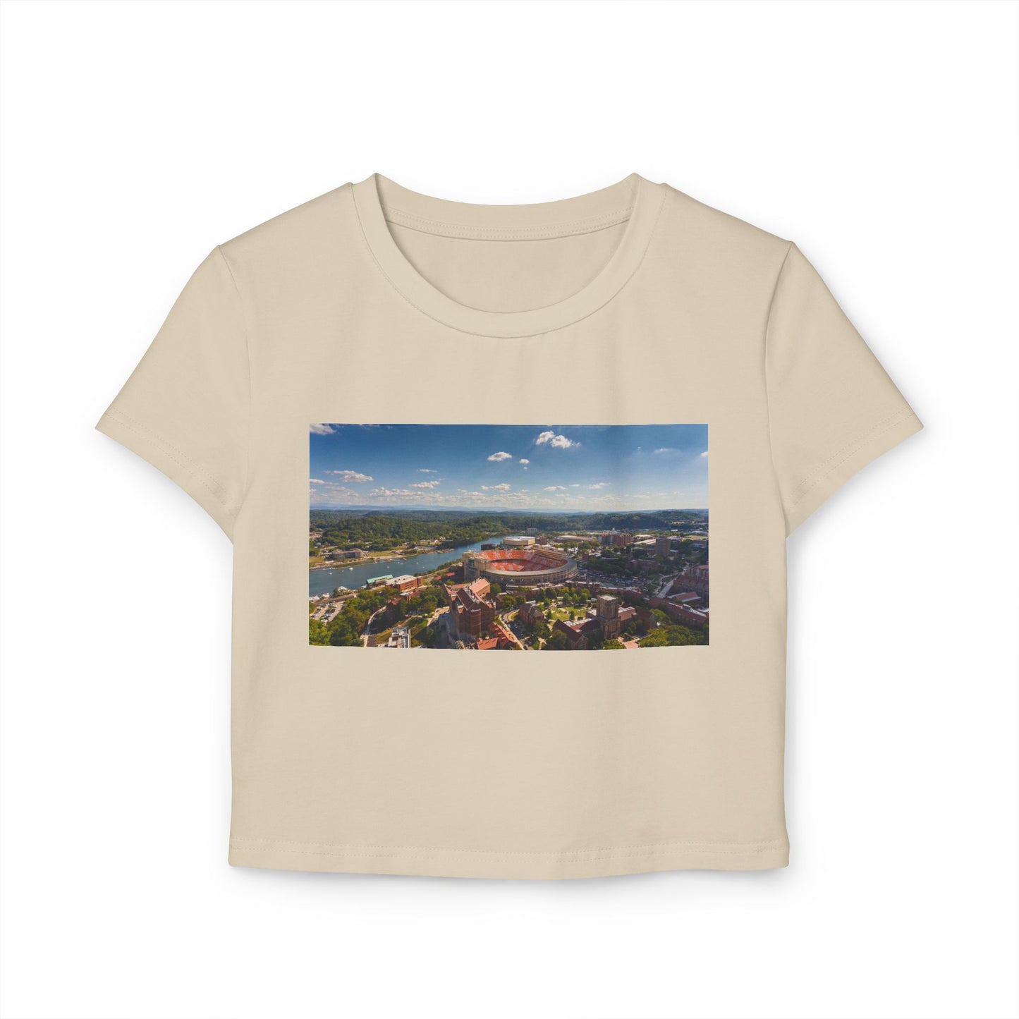 Check'rd Neyland - Crop Tee