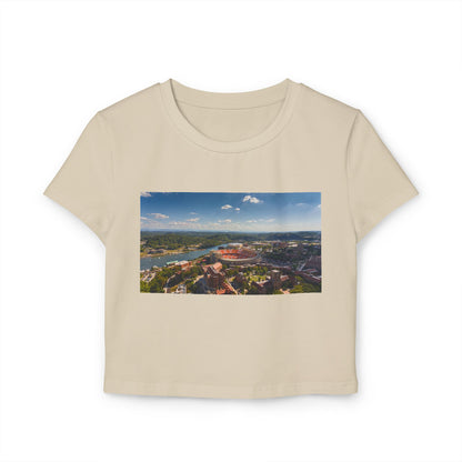 Check'rd Neyland - Crop Tee