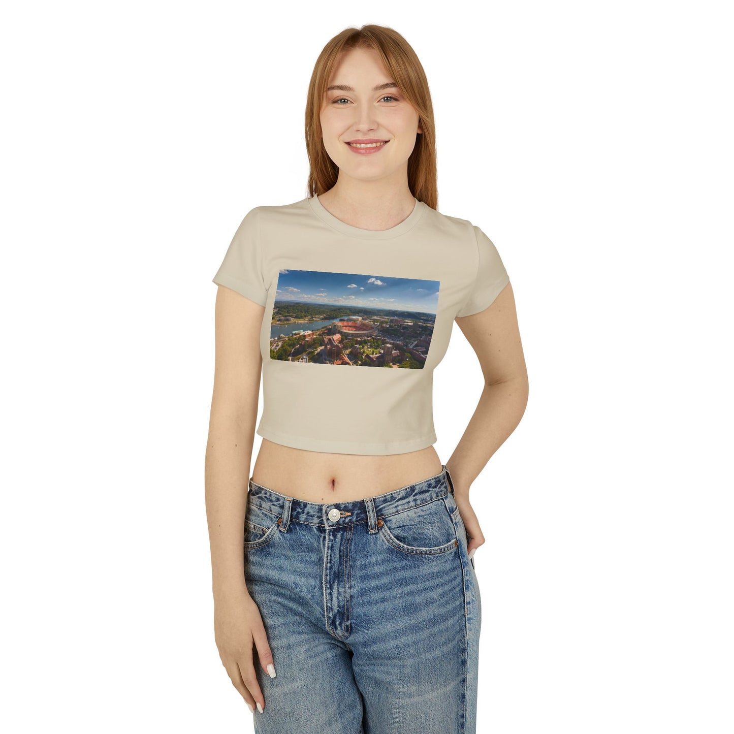 Check'rd Neyland - Crop Tee