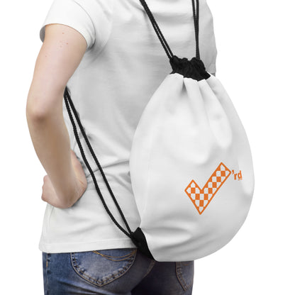 Check'rd for Life - Drawstring Bag