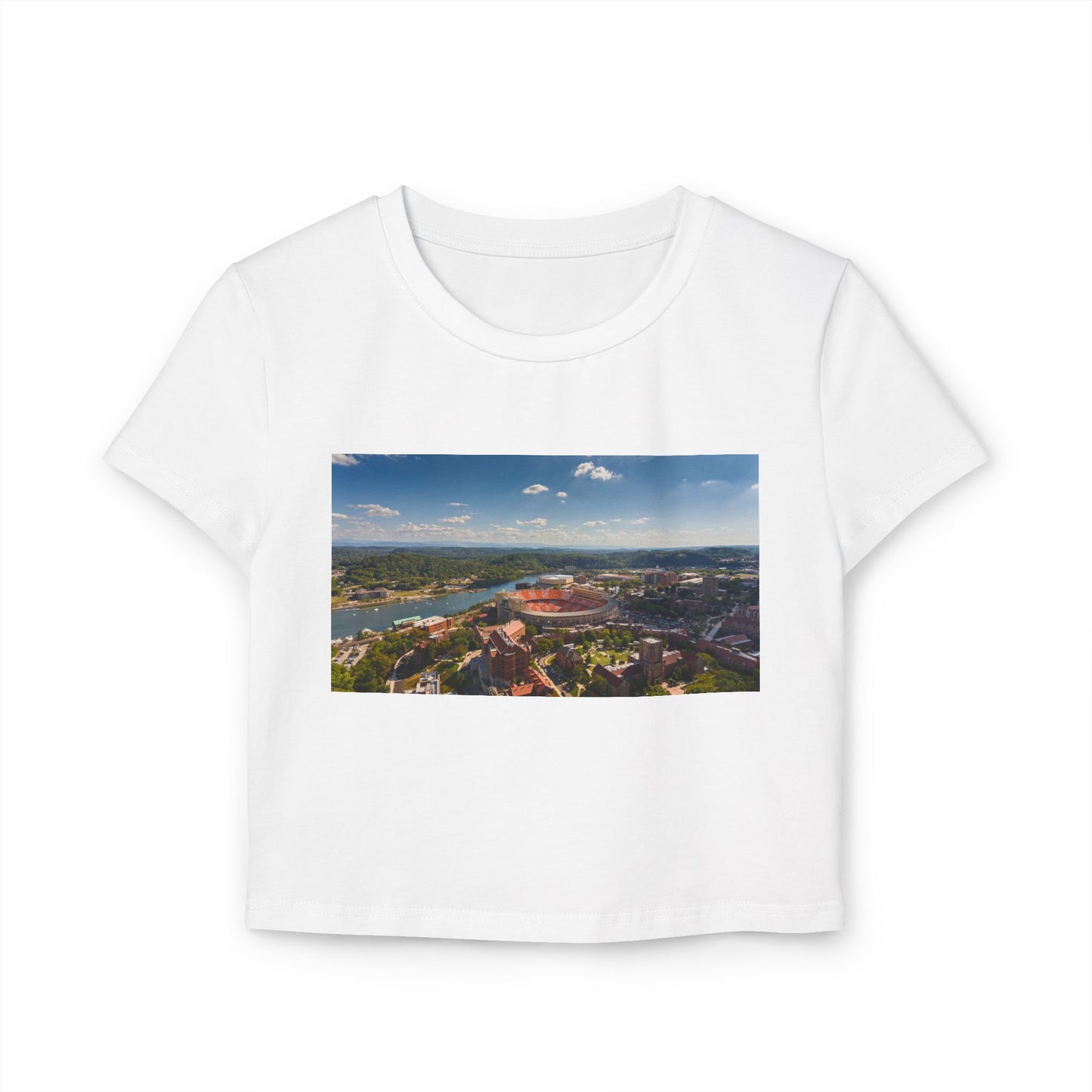 Check'rd Neyland - Crop Tee
