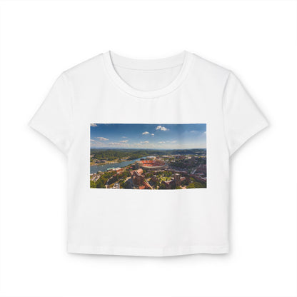 Check'rd Neyland - Crop Tee