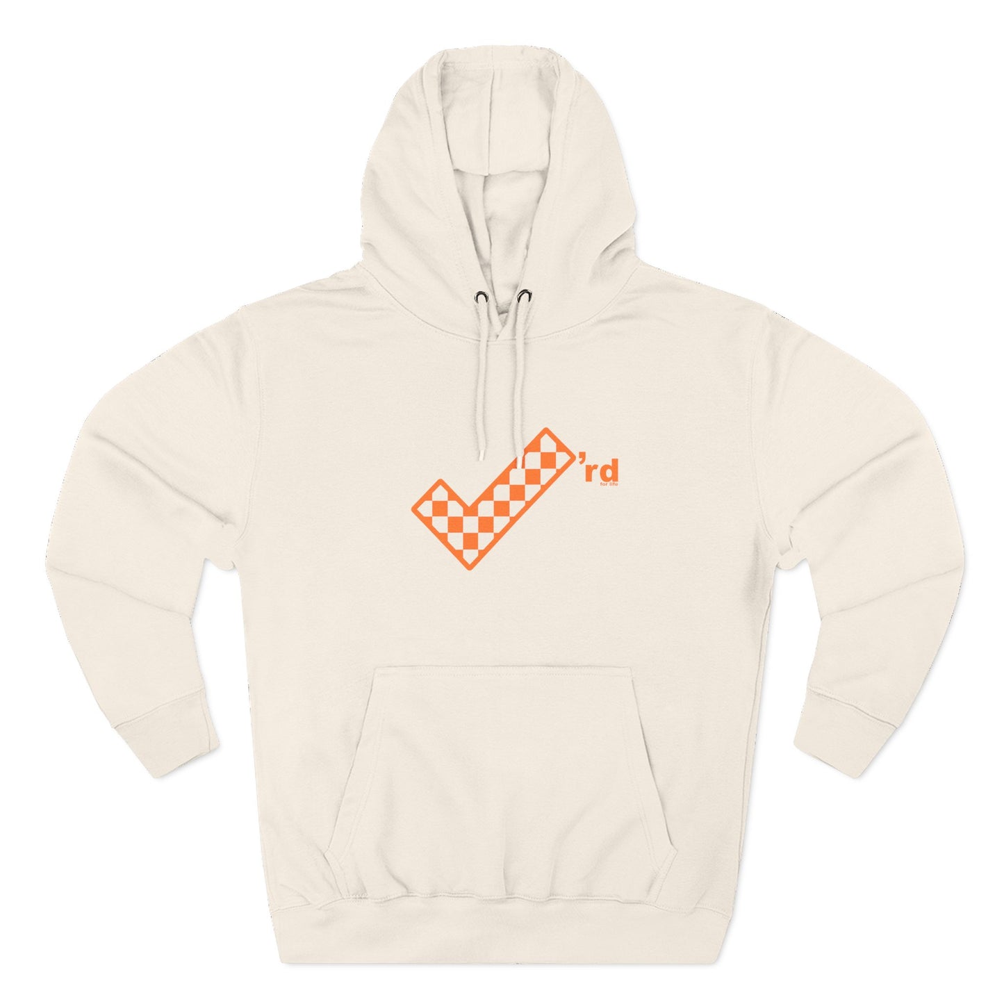 Check'rd for Life- Fleece Hoodie