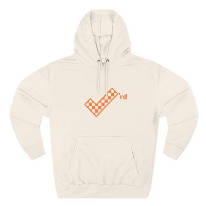 Check'rd for Life- Fleece Hoodie