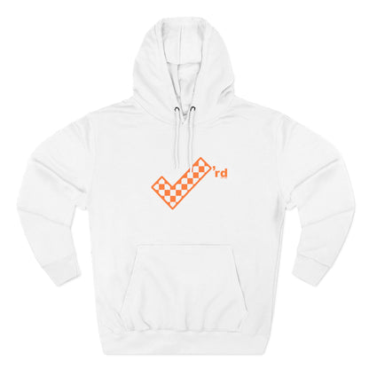 Check'rd for Life- Fleece Hoodie