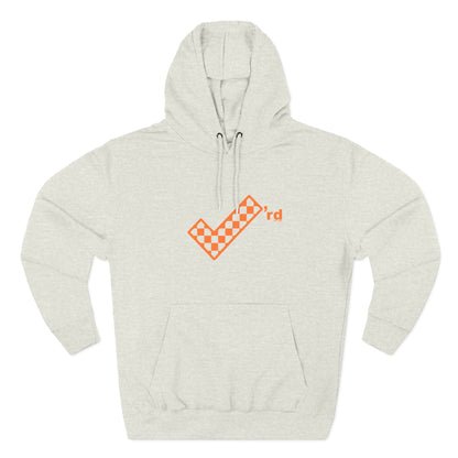 Check'rd for Life- Fleece Hoodie