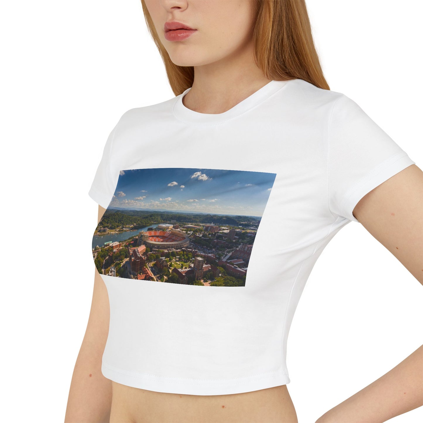 Check'rd Neyland - Crop Tee