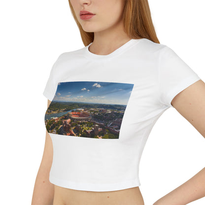 Check'rd Neyland - Crop Tee