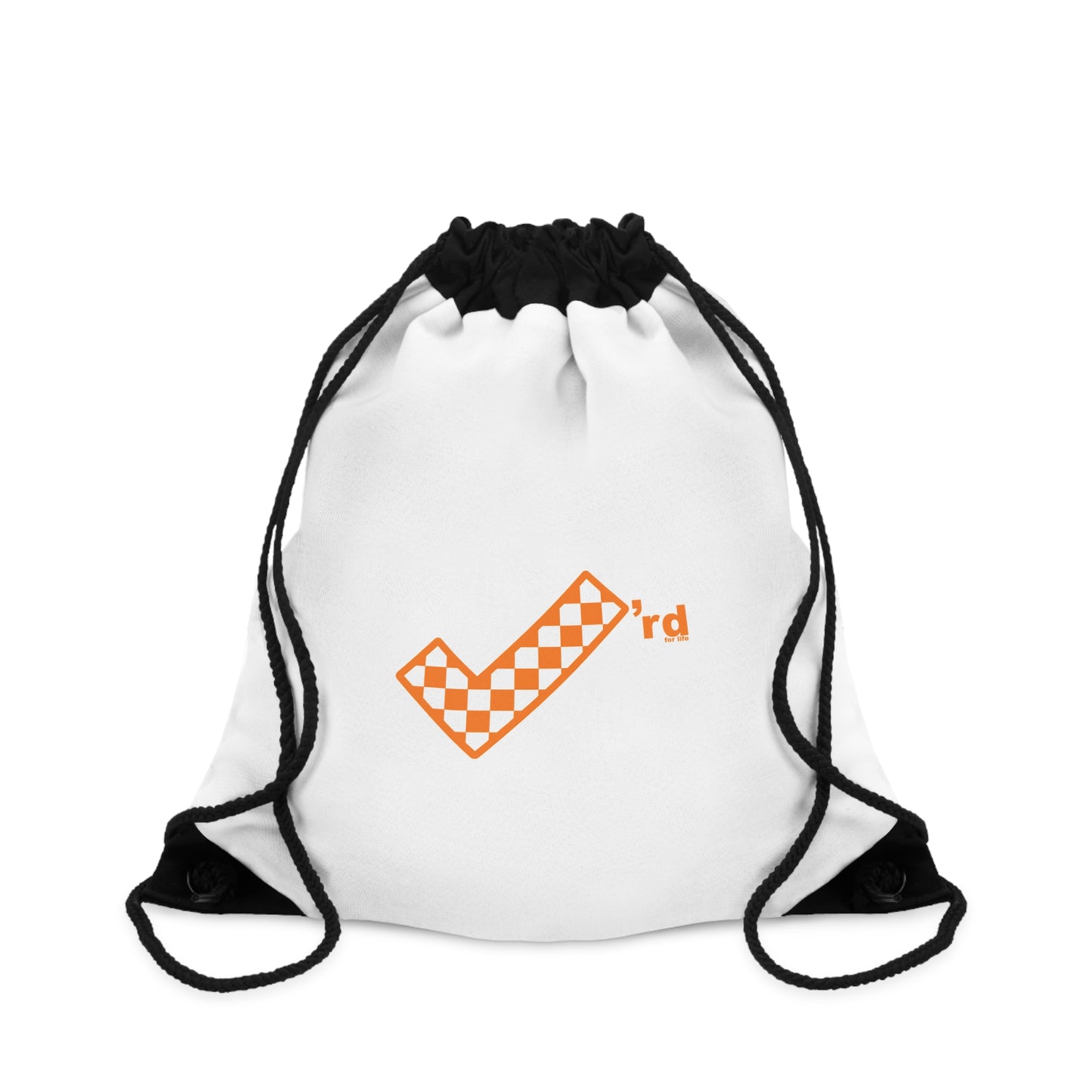 Check'rd for Life - Drawstring Bag