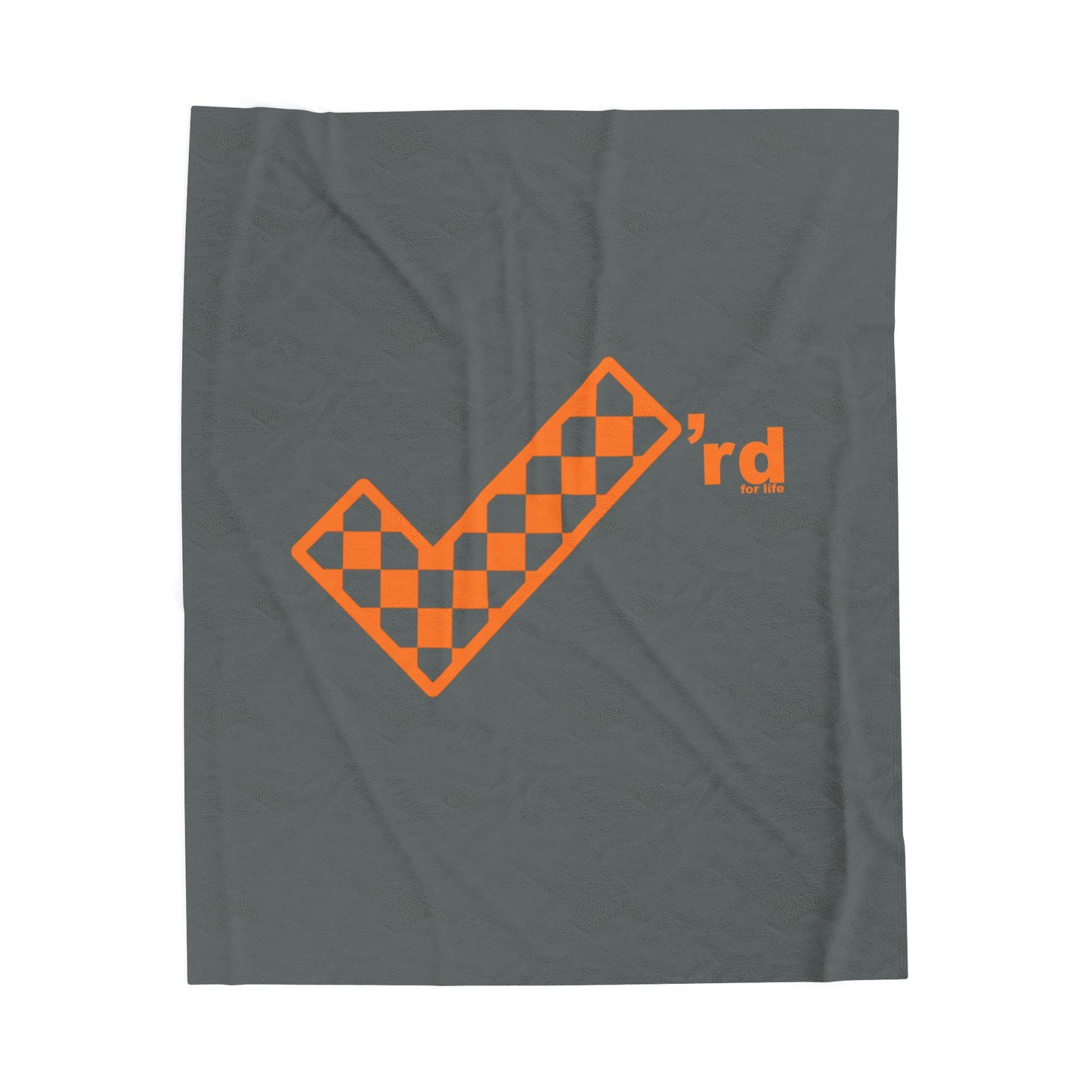 Check'rd for Life - Cozy Velveteen Plush Blanket