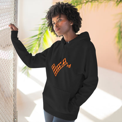 Check'rd for Life- Fleece Hoodie