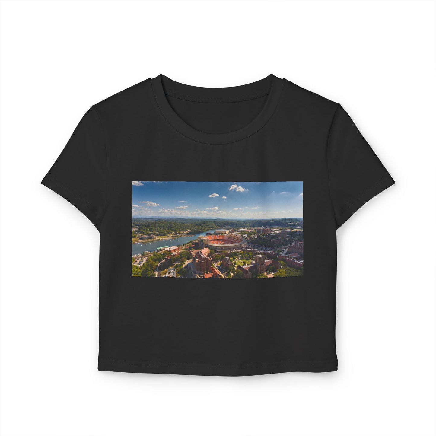 Check'rd Neyland - Crop Tee