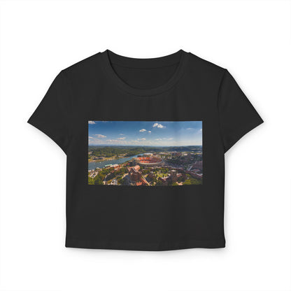 Check'rd Neyland - Crop Tee