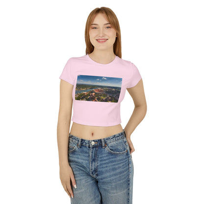 Check'rd Neyland - Crop Tee